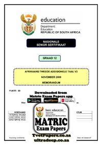 Afrikaans SAL P2 Nov 2009 Memo 2009.pdf